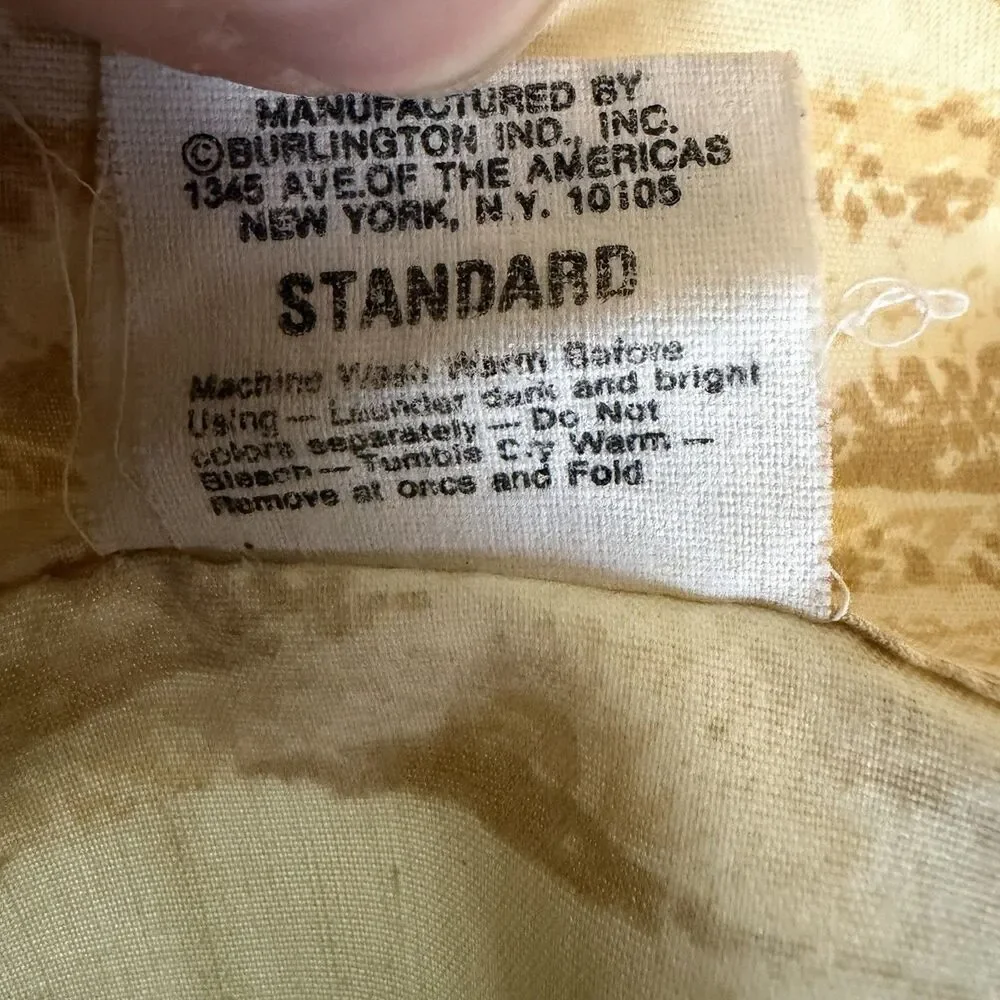 Vtg Stevens Wild Tiger Leopard Animal Standard Pillow Case 20x30